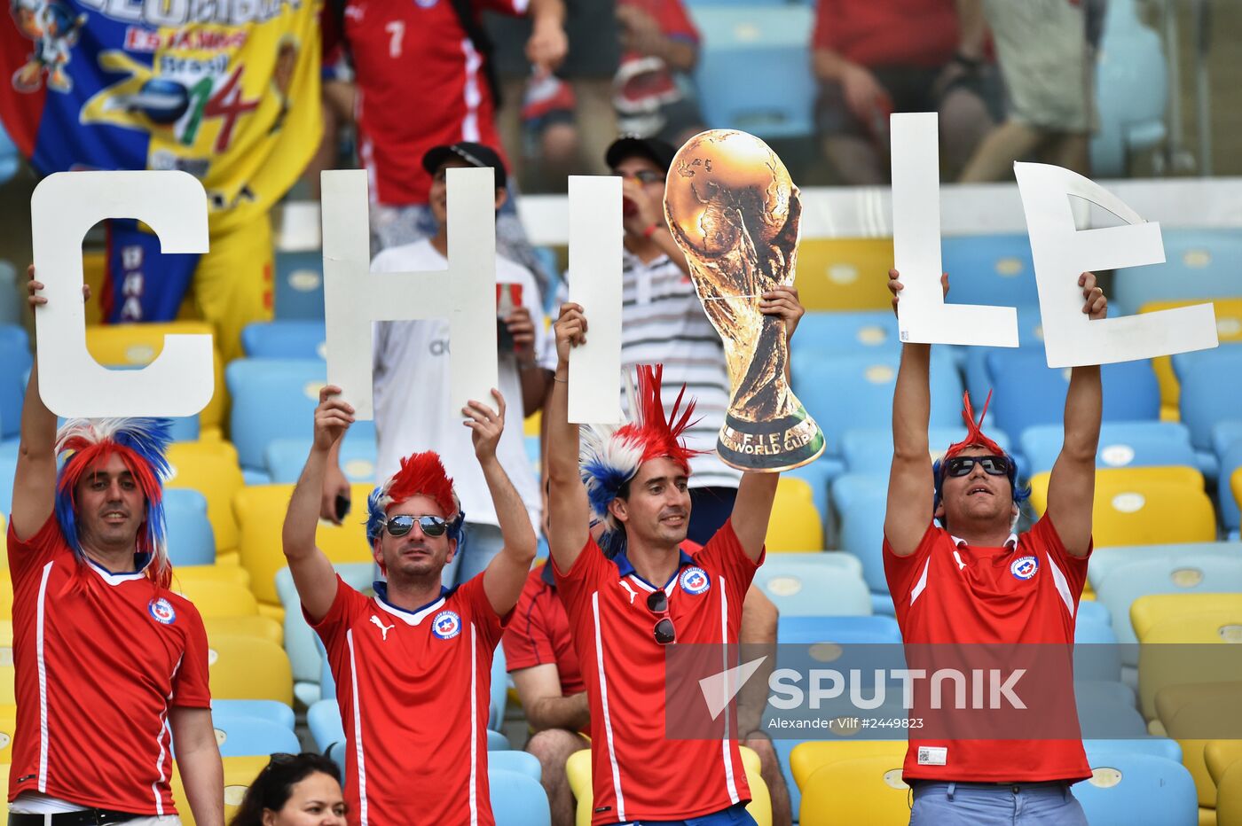 The 2014 FIFA World Cup. Spain vs. Chile