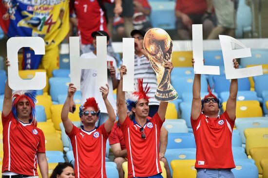 The 2014 FIFA World Cup. Spain vs. Chile