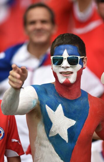 The 2014 FIFA World Cup. Spain vs. Chile