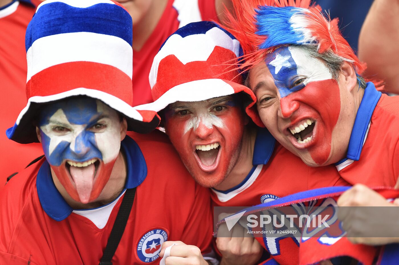 The 2014 FIFA World Cup. Spain vs. Chile