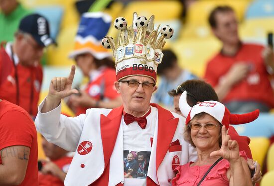The 2014 FIFA World Cup. Spain vs. Chile