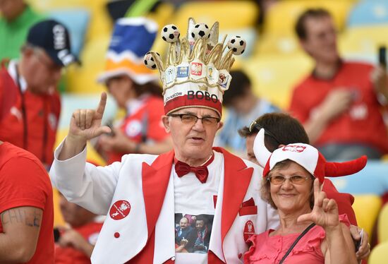 The 2014 FIFA World Cup. Spain vs. Chile