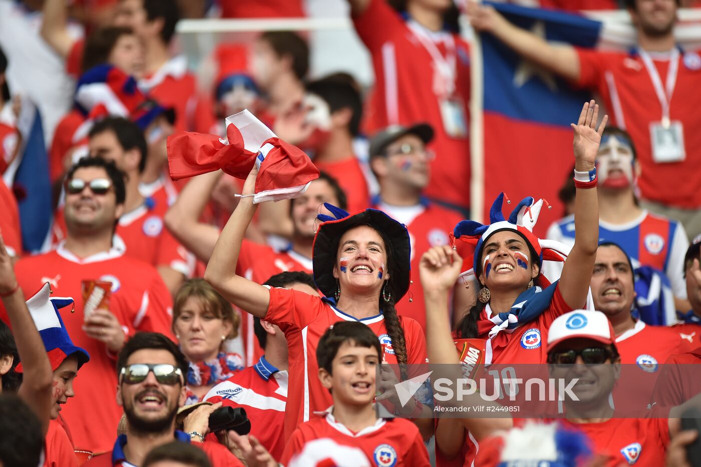 The 2014 FIFA World Cup. Spain vs. Chile