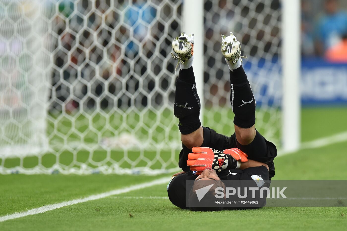 The 2014 FIFA World Cup. Spain vs. Chile