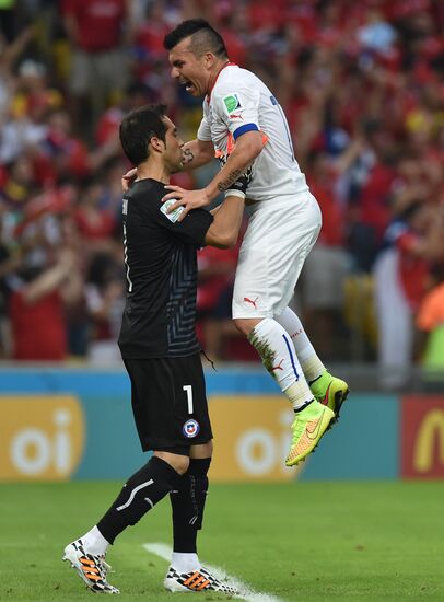 The 2014 FIFA World Cup. Spain vs. Chile