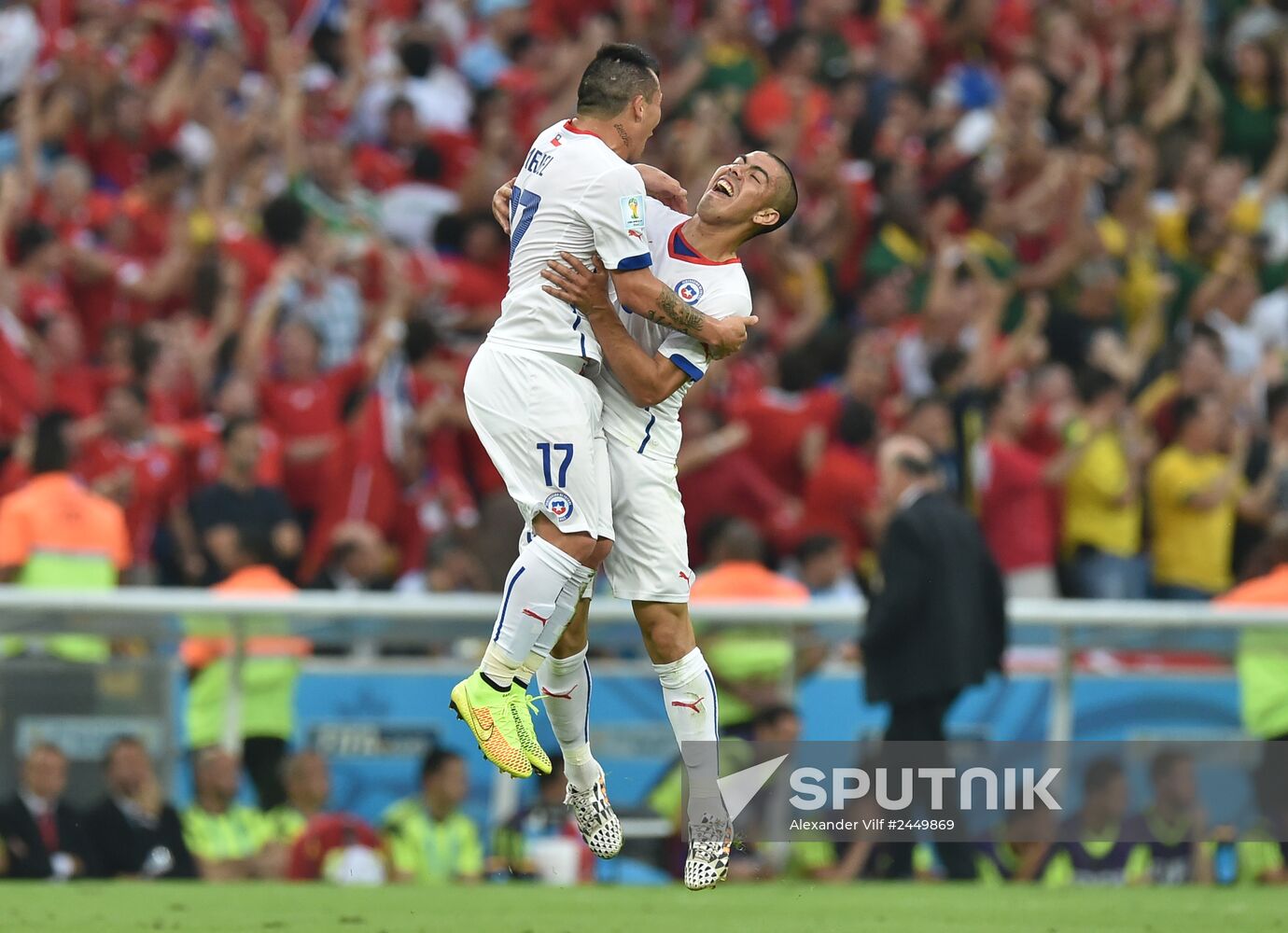 The 2014 FIFA World Cup. Spain vs. Chile