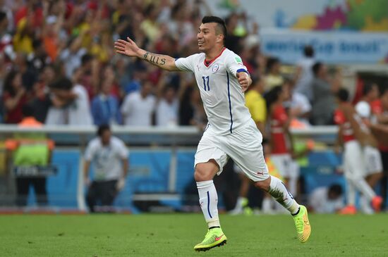 The 2014 FIFA World Cup. Spain vs. Chile