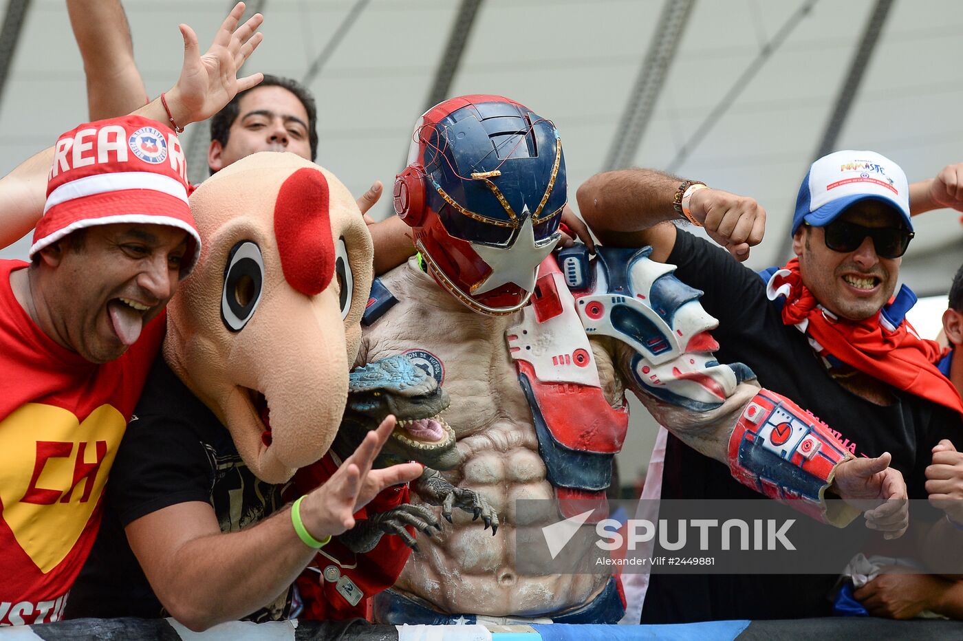 The 2014 FIFA World Cup. Spain vs. Chile