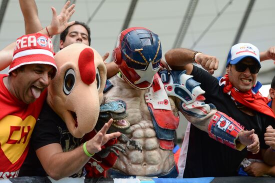 The 2014 FIFA World Cup. Spain vs. Chile