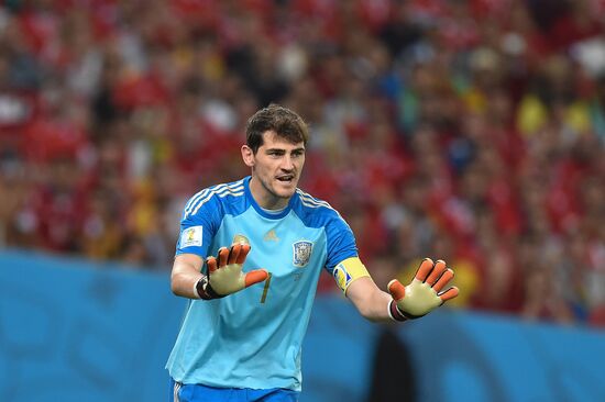 The 2014 FIFA World Cup. Spain vs. Chile