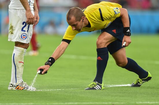 The 2014 FIFA World Cup. Spain vs. Chile