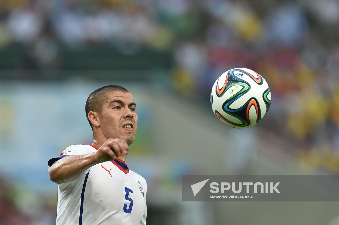 The 2014 FIFA World Cup. Spain vs. Chile