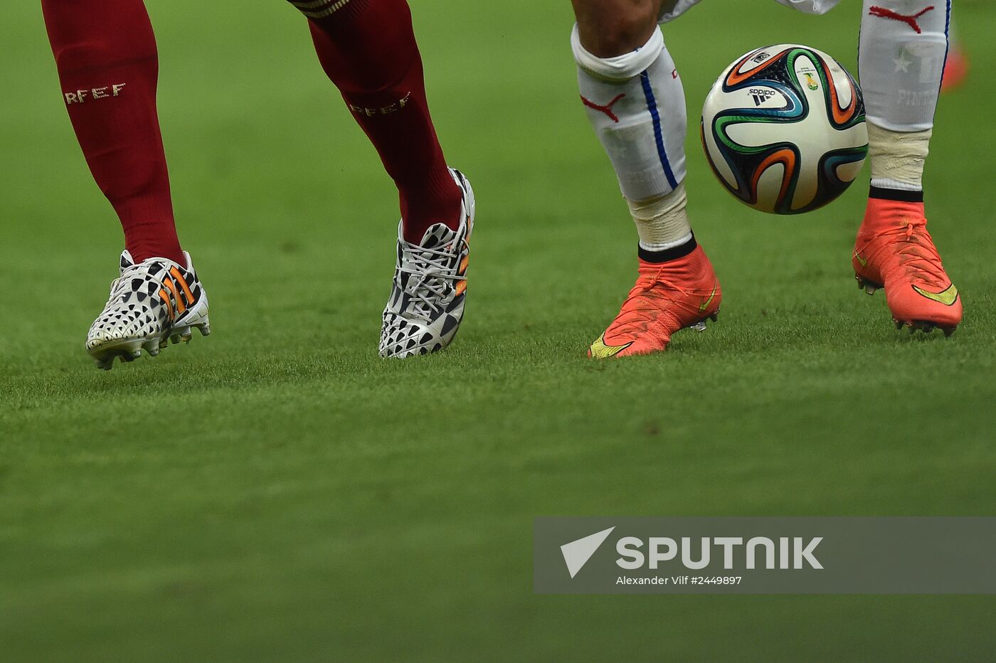 The 2014 FIFA World Cup. Spain vs. Chile