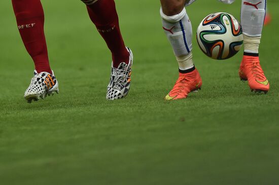 The 2014 FIFA World Cup. Spain vs. Chile