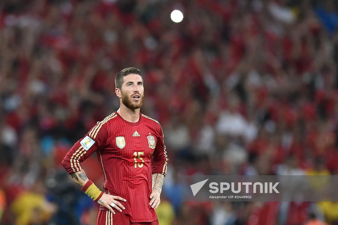 The 2014 FIFA World Cup. Spain vs. Chile