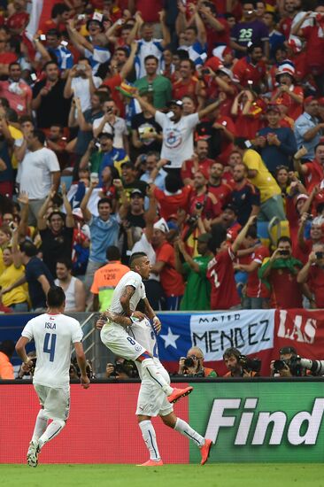 The 2014 FIFA World Cup. Spain vs. Chile