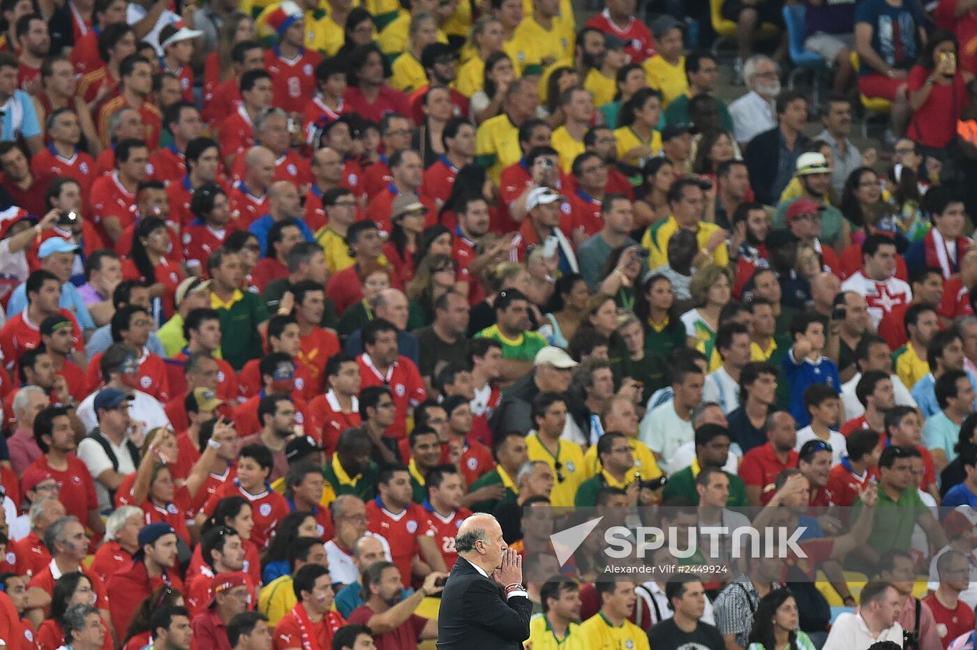 The 2014 FIFA World Cup. Spain vs. Chile