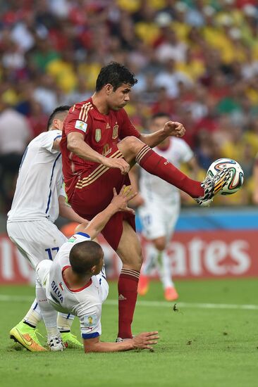 The 2014 FIFA World Cup. Spain vs. Chile