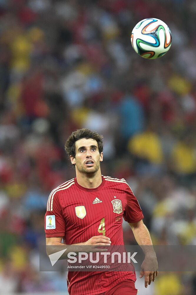 The 2014 FIFA World Cup. Spain vs. Chile