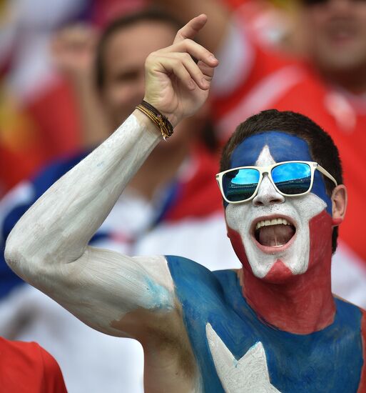 The 2014 FIFA World Cup. Spain vs. Chile