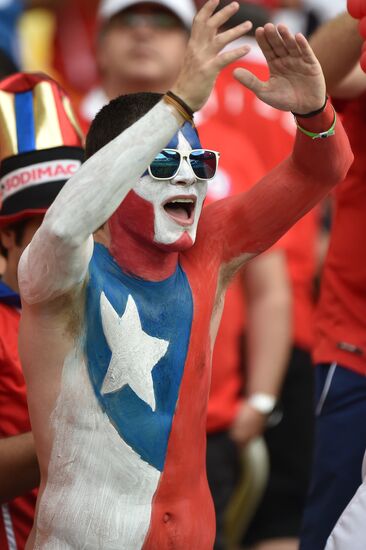 The 2014 FIFA World Cup. Spain vs. Chile