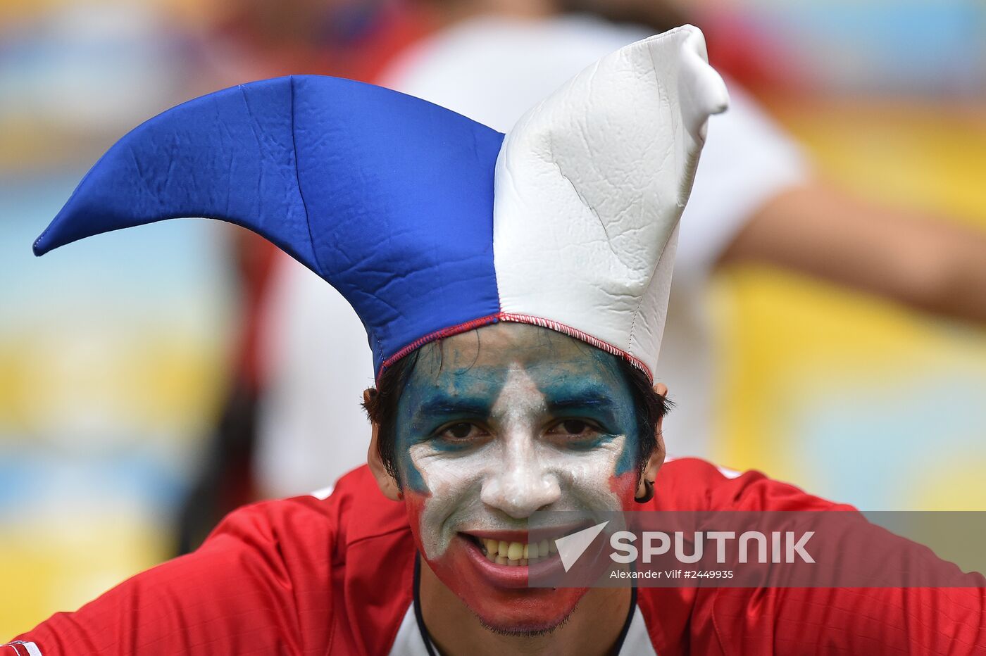 The 2014 FIFA World Cup. Spain vs. Chile