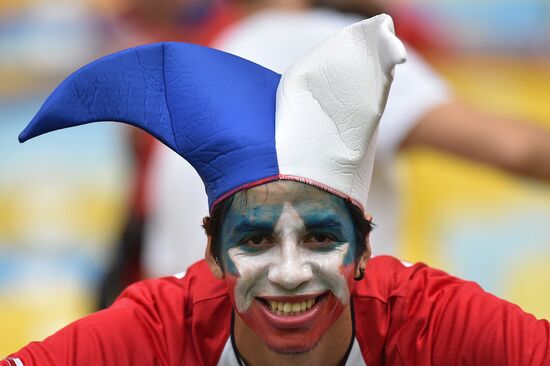The 2014 FIFA World Cup. Spain vs. Chile