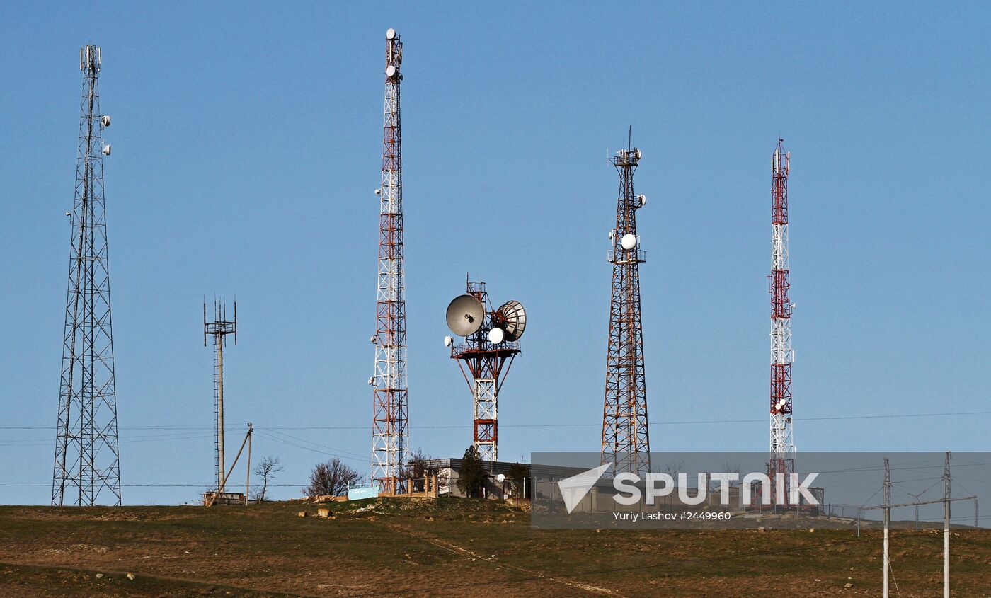 Ukrainian cell towers in Crimea