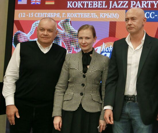 Press conference on Koktebel Jazz Party