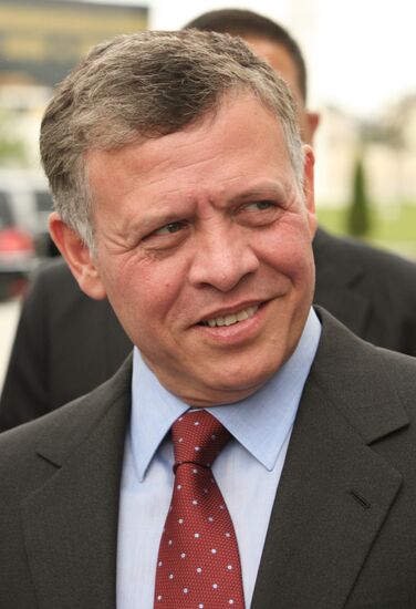 King Abdullah II of Jordan visits Chechnya