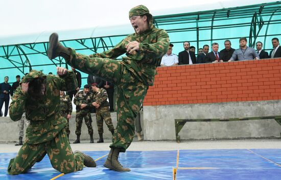 King Abdullah II of Jordan visits Chechnya