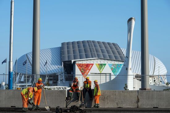 Views of Sochi Olympic Park's venues