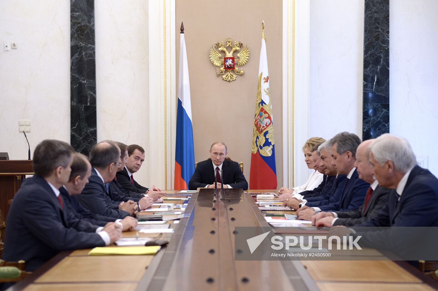 Vladimir Putin chairs Security Council meeting