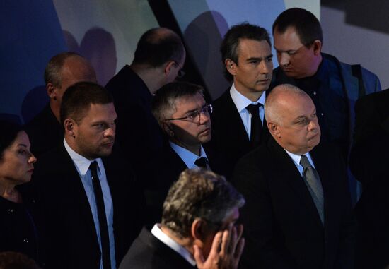Farewell ceremony for VGTRK journalist Igor Kornelyuk