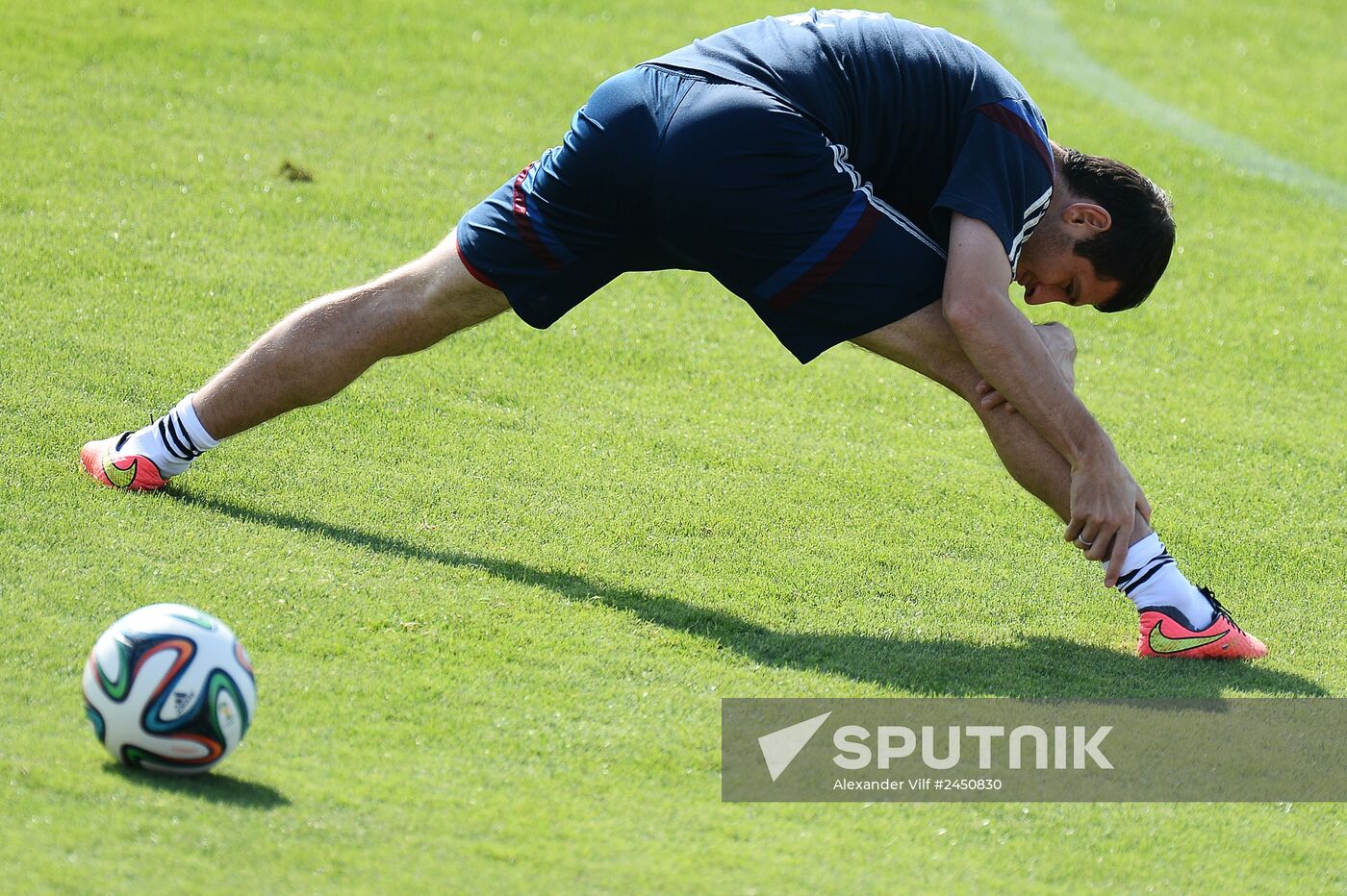 2014 FIFA World Cup. Training of the Russian national team