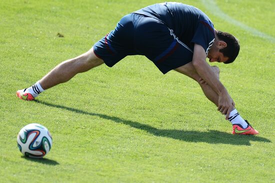 2014 FIFA World Cup. Training of the Russian national team
