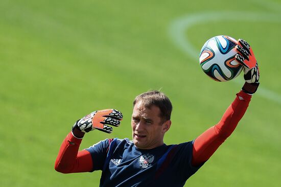 FIFA World Cup 2014. Training of Russian national team