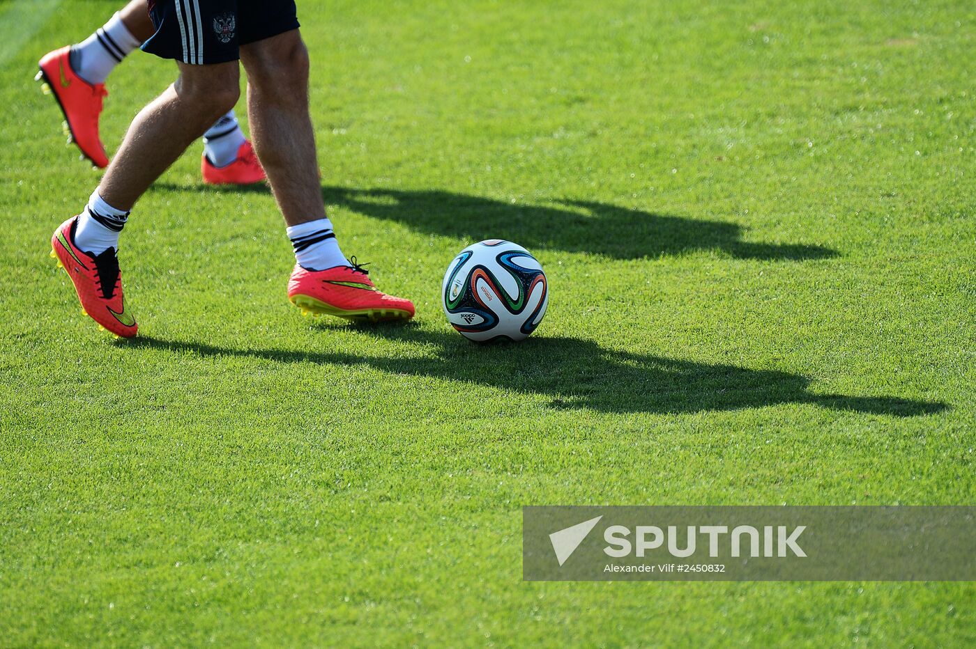 FIFA World Cup 2014. Training of Russian national team