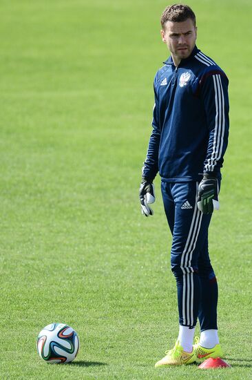 2014 FIFA World Cup. Training of the Russian national team