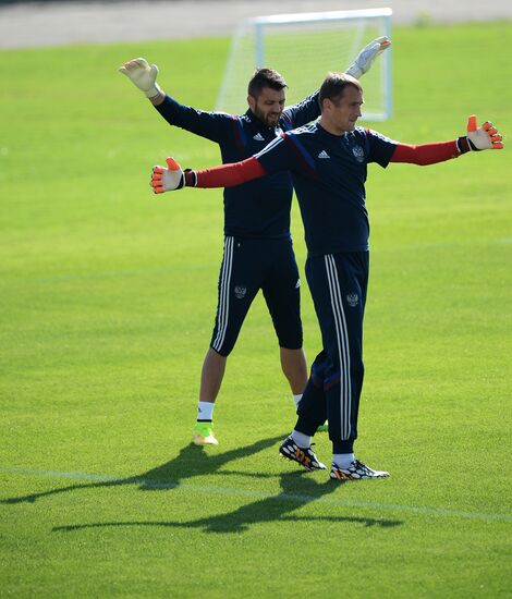2014 FIFA World Cup. Training of the Russian national team