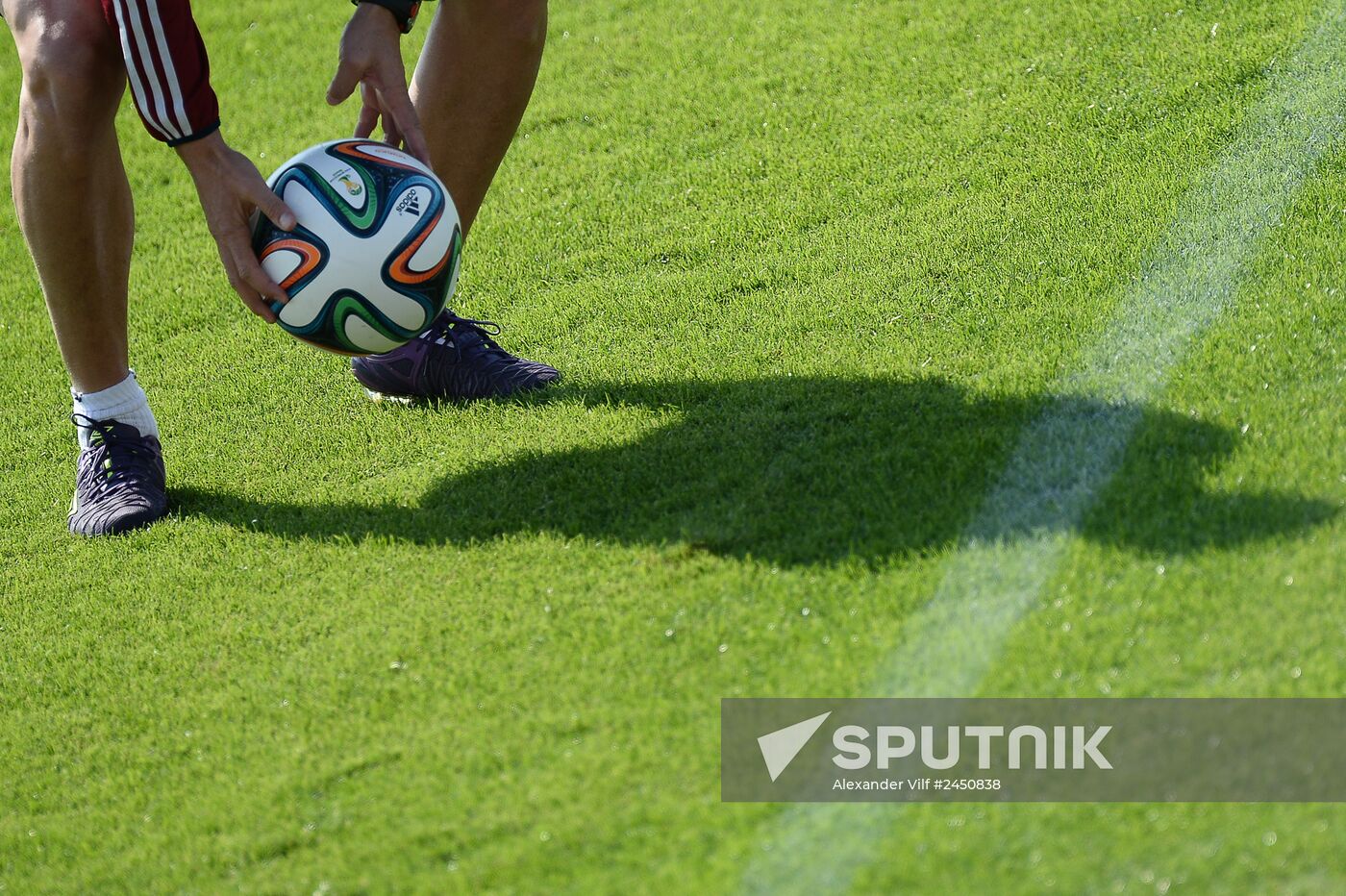 2014 FIFA World Cup. Training of the Russian national team