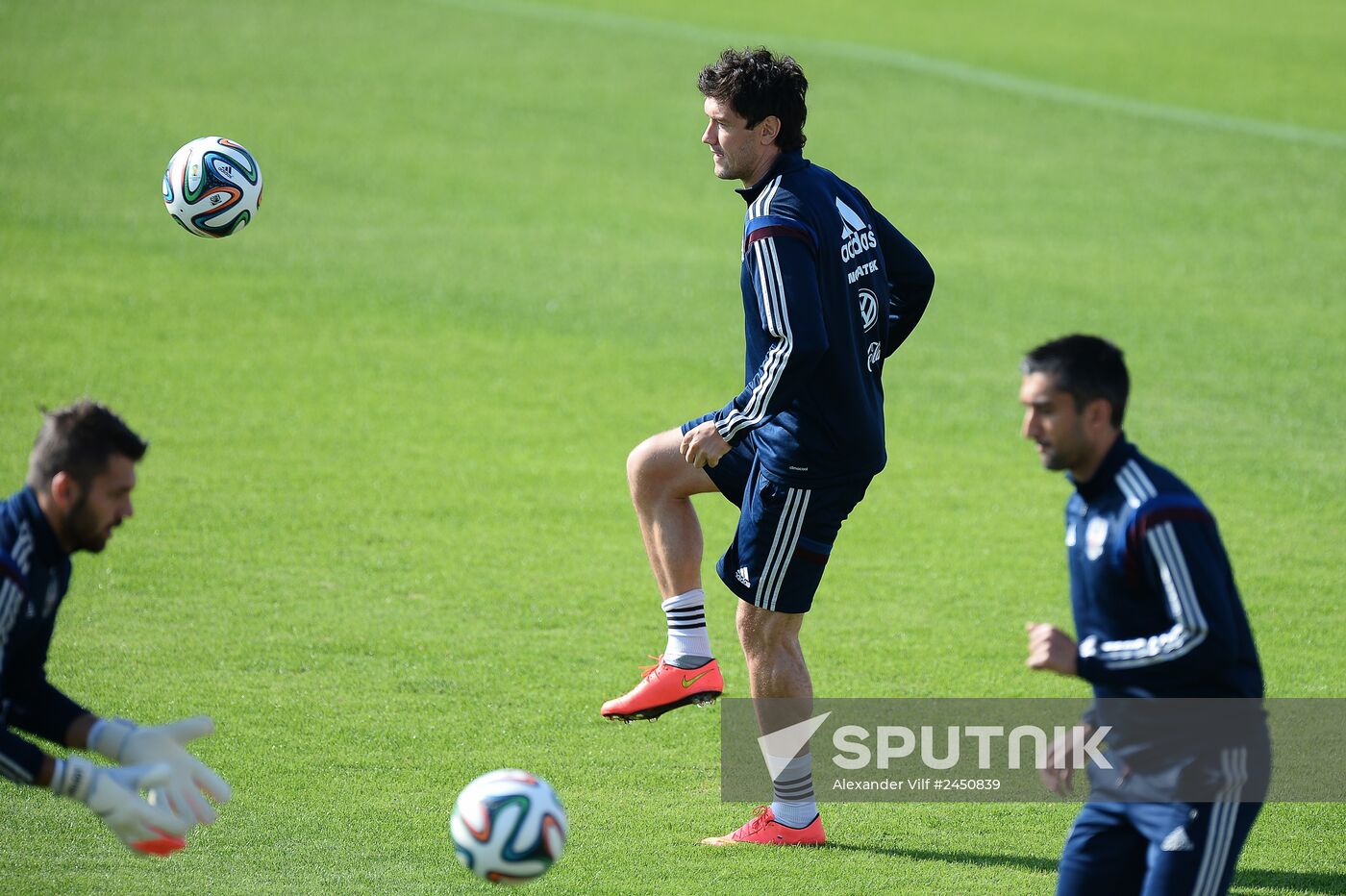 FIFA World Cup 2014. Training of Russian national team