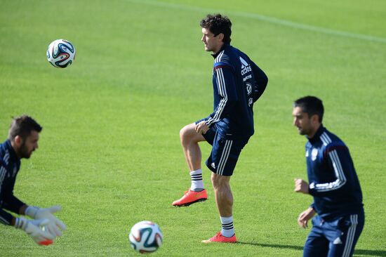 FIFA World Cup 2014. Training of Russian national team