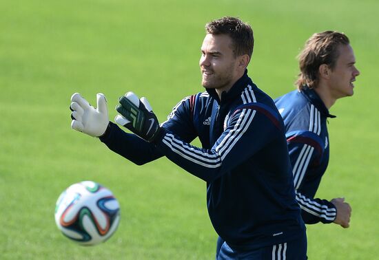 FIFA World Cup 2014. Training of Russian national team