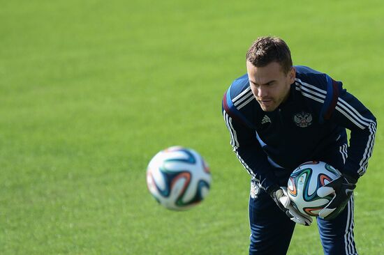 FIFA World Cup 2014. Training of Russian national team