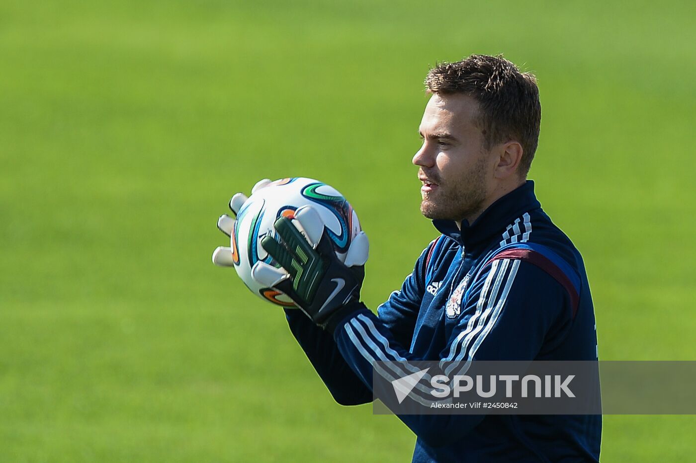 FIFA World Cup 2014. Training of Russian national team