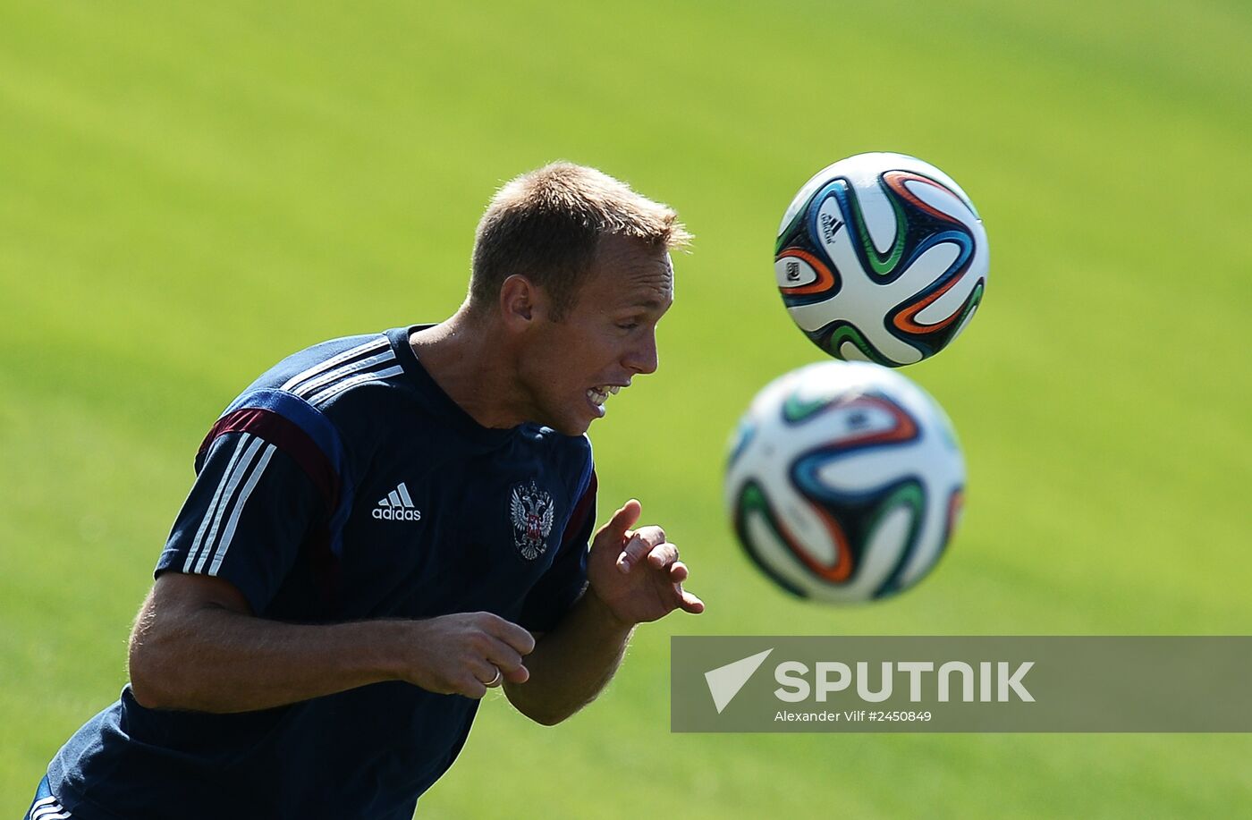 FIFA World Cup 2014. Training of Russian national team