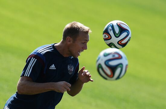 FIFA World Cup 2014. Training of Russian national team