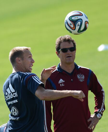 FIFA World Cup 2014. Training of Russian national team