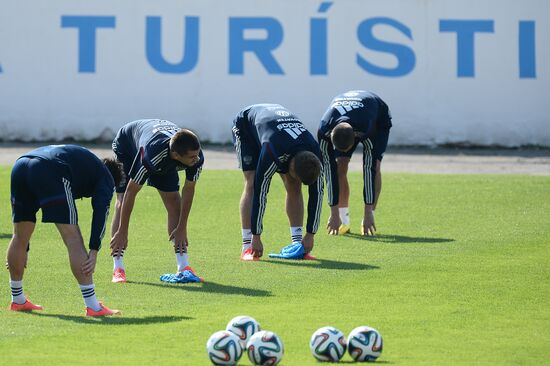 FIFA World Cup 2014. Training of Russian national team